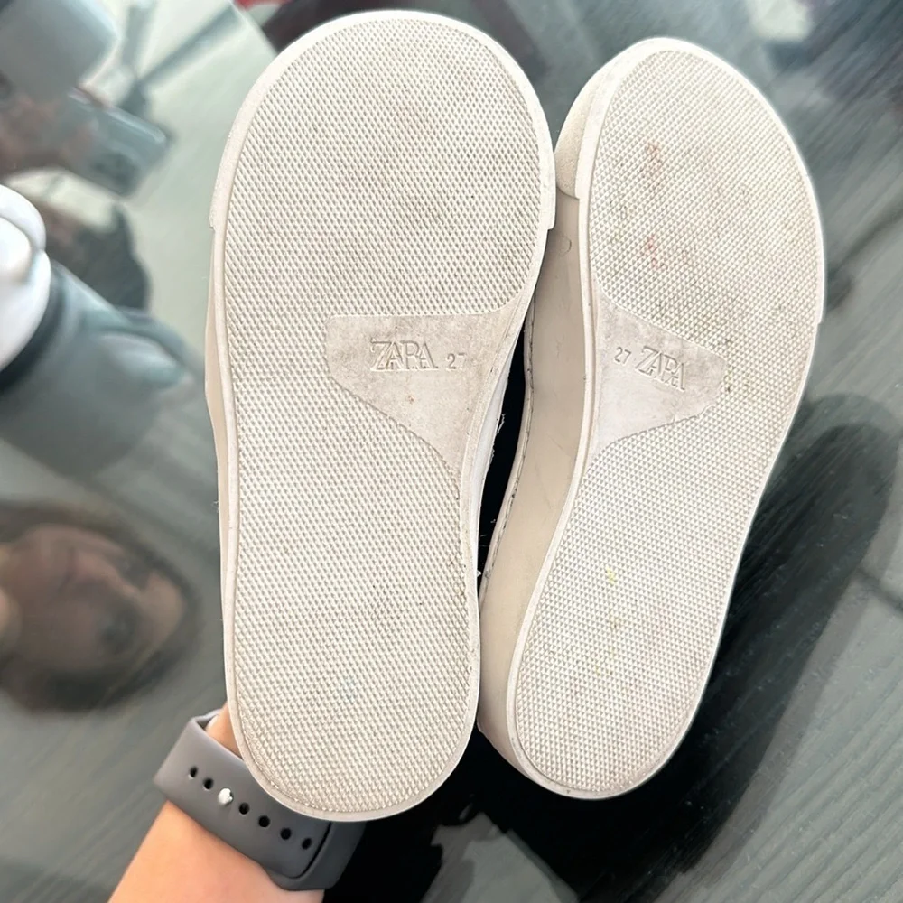 Zara velour shoes
